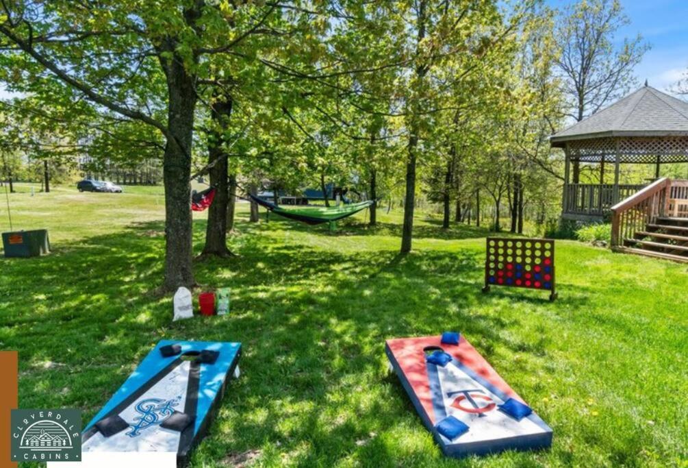 Cozy Cabin With Hottub At Cloverdale Cabins Хинкли Экстерьер фото