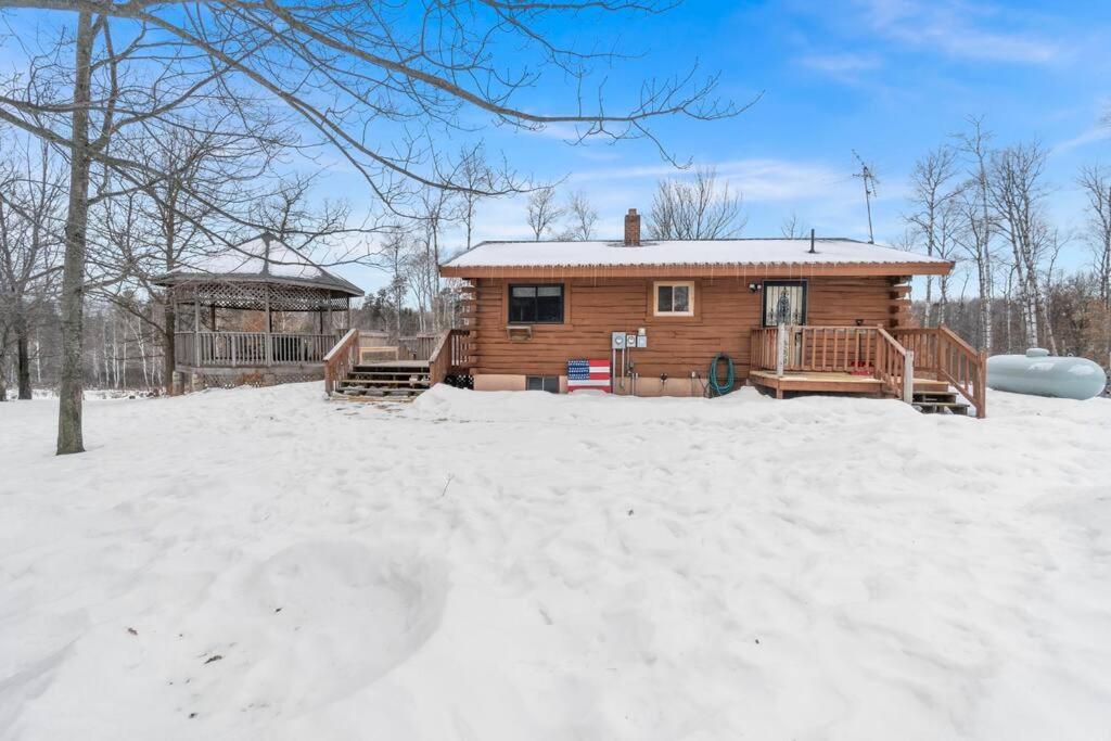 Cozy Cabin With Hottub At Cloverdale Cabins Хинкли Экстерьер фото